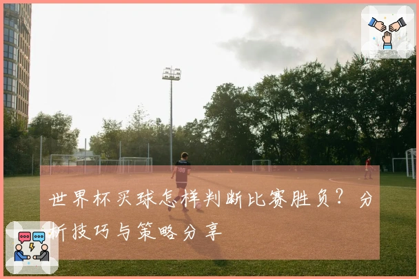 世界杯买球怎样判断比赛胜负？分析技巧与策略分享